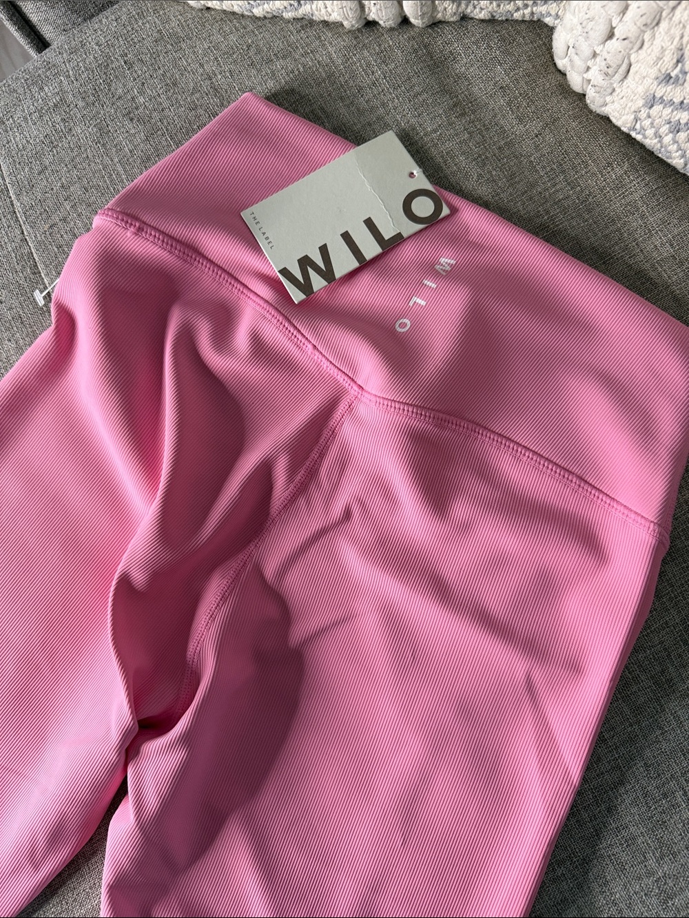 WILÒ Pink High-Waist Active Leggings size L